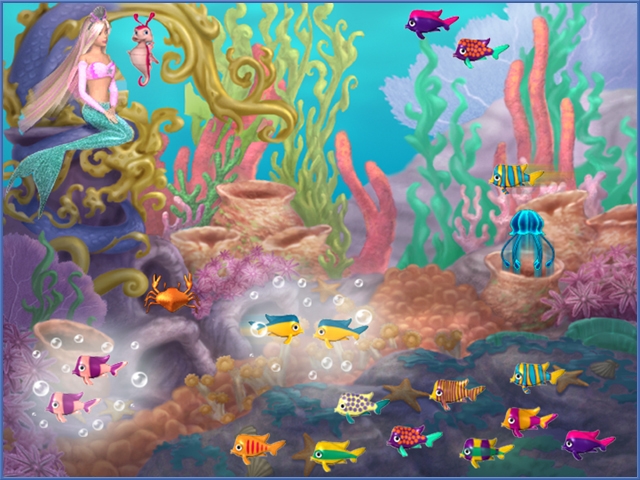 Скриншот из игры Barbie Mermaid Adventure под номером 6
