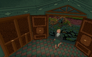 Скриншот из игры Alone in the Dark (1992) под номером 4
