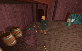 Скриншот из игры Alone in the Dark (1992) под номером 7