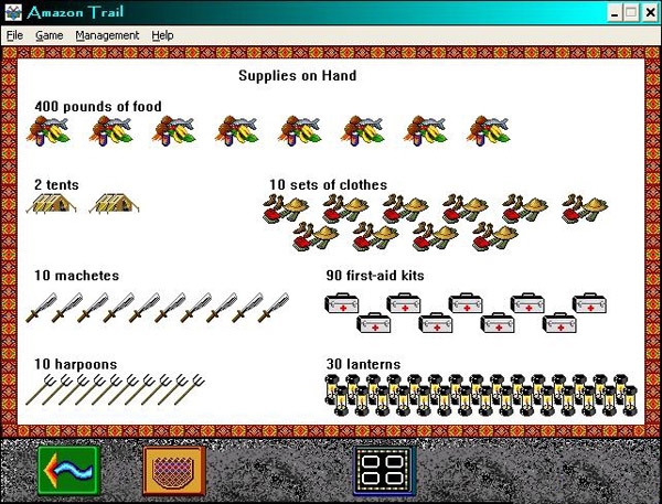 Скриншот из игры Amazon Trail, The под номером 7