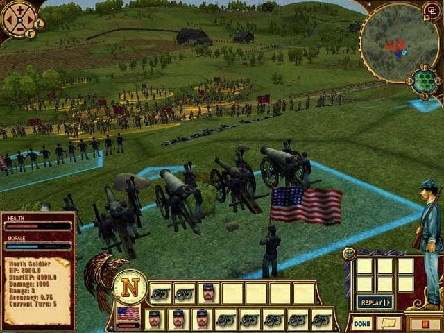 Скриншот из игры American Civil War: Gettysburg под номером 4