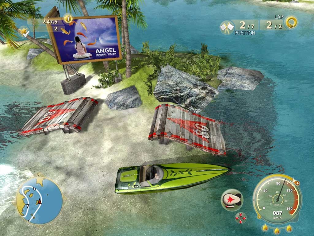 Скриншот из игры Aquadelic GT под номером 3