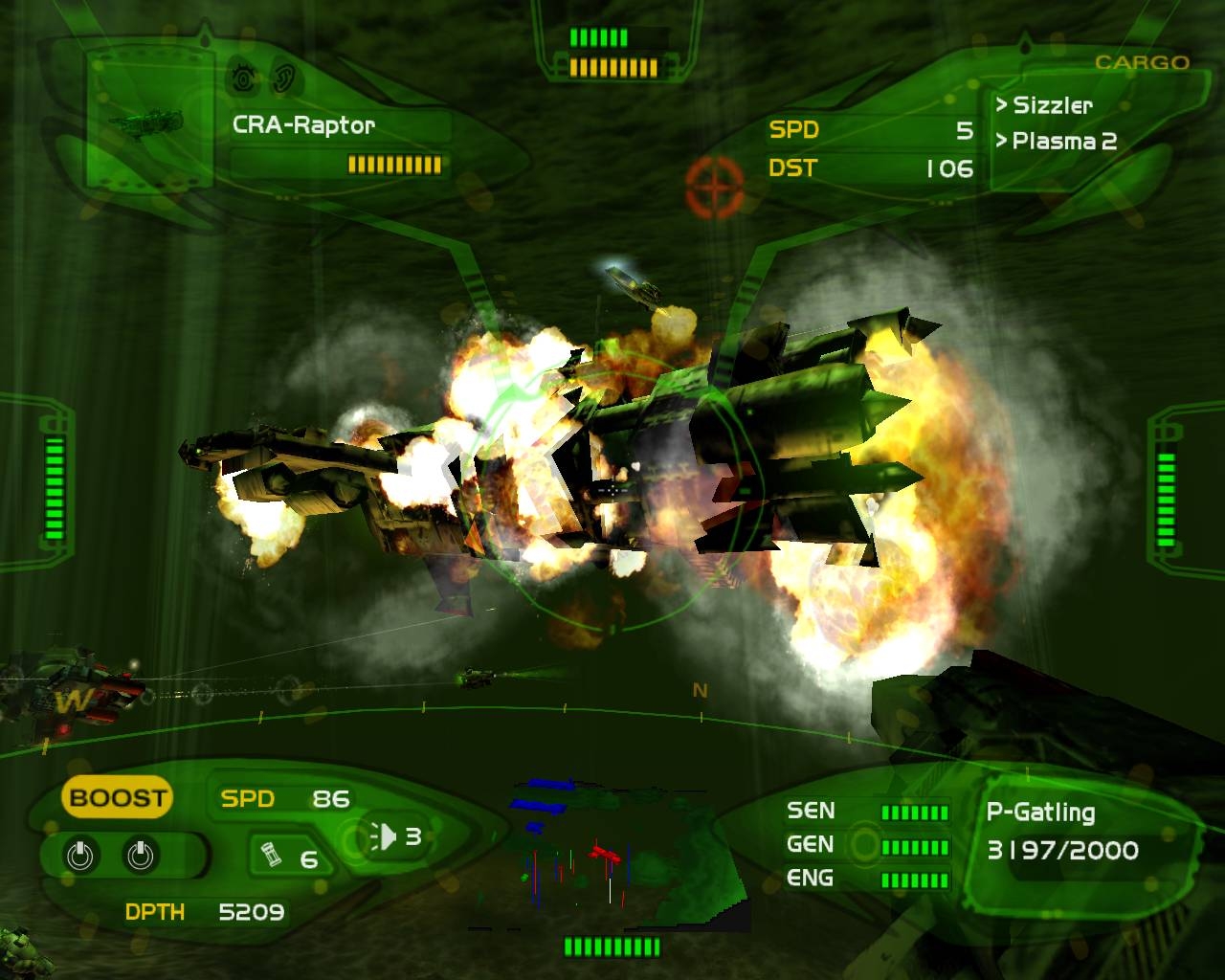 Скриншот из игры Aquanox под номером 2