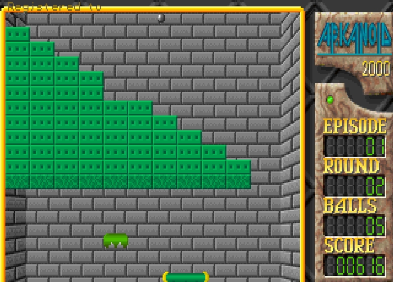 Скриншот из игры Arkanoid 2000 под номером 2