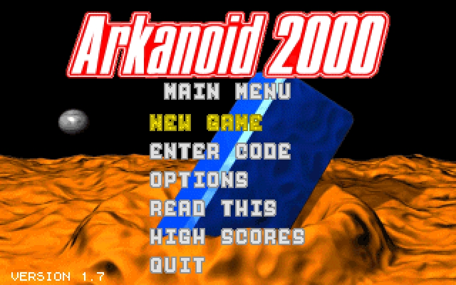Скриншот из игры Arkanoid 2000 под номером 6