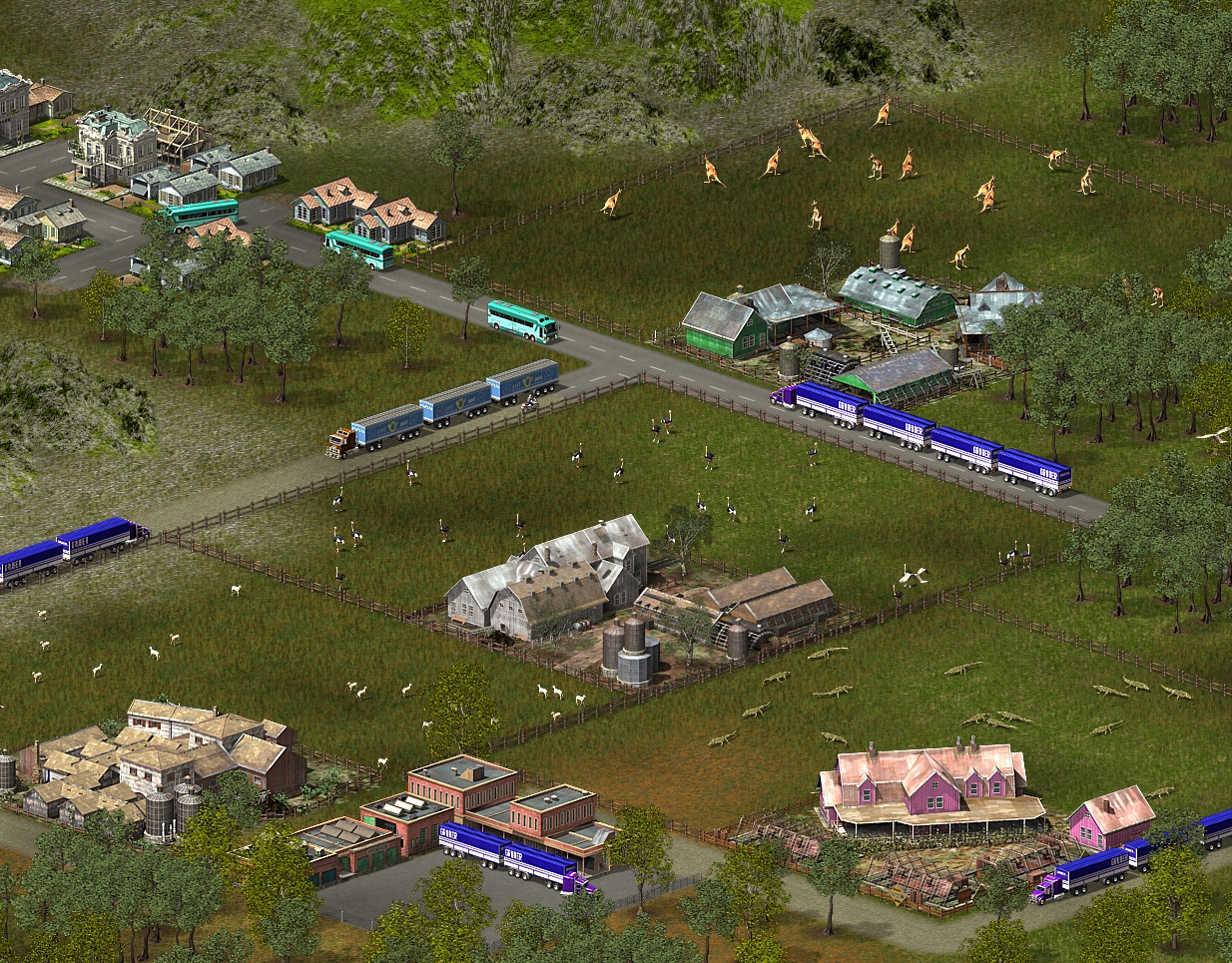 Скриншот из игры Transport Giant: Down Under под номером 1