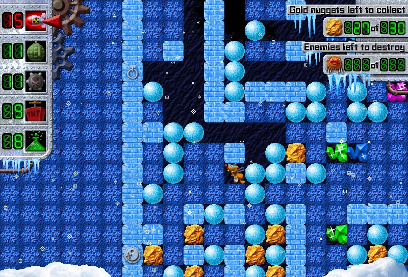 Скриншот из игры Treasure Mole: Winter Vacation под номером 3