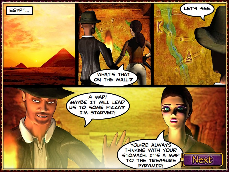 Скриншот из игры Treasure Pyramid под номером 1