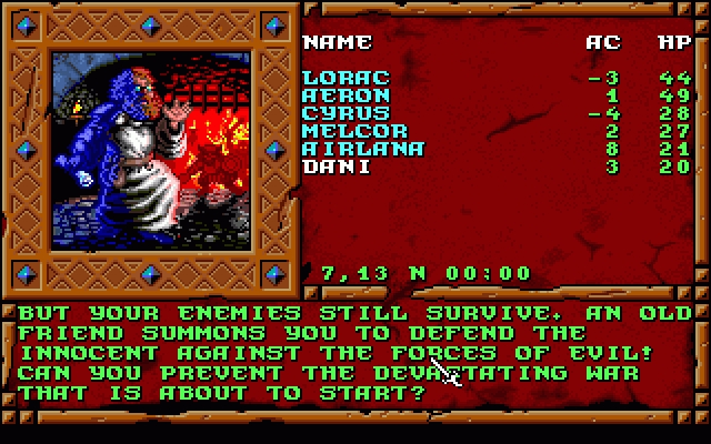 Скриншот из игры Treasures of the Savage Frontier под номером 2