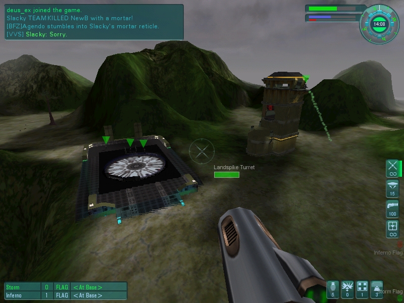 Скриншот из игры Tribes 2 под номером 3