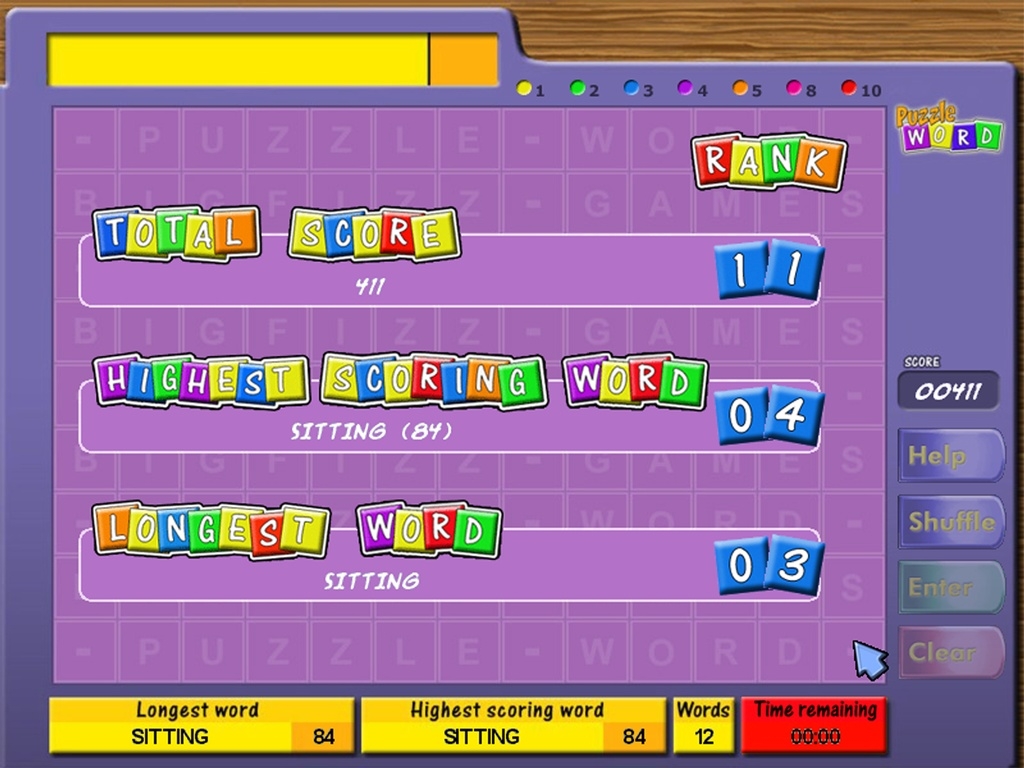 Скриншот из игры Triple Word Play под номером 15