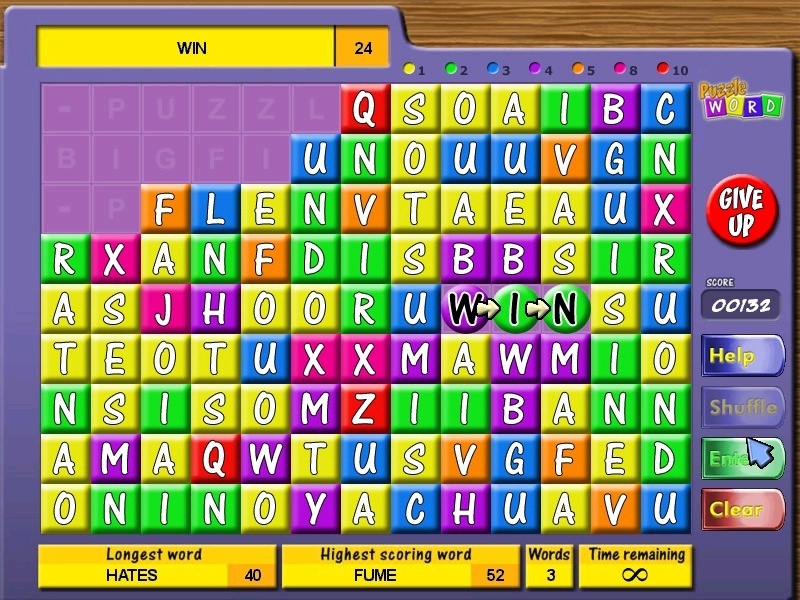 Скриншот из игры Triple Word Play под номером 18