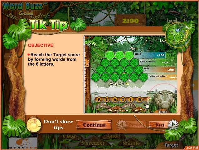 Скриншот из игры Triple Word Play под номером 2