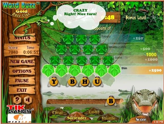 Скриншот из игры Triple Word Play под номером 3