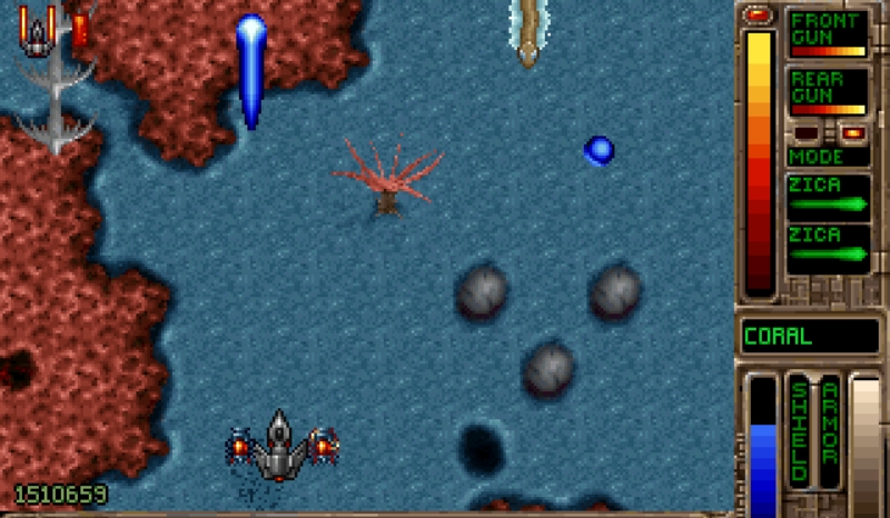 Скриншот из игры Tyrian 2000 под номером 24