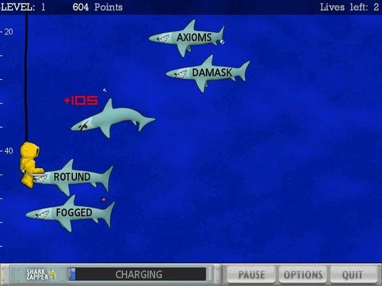 Скриншот из игры Typer Shark Deluxe под номером 5