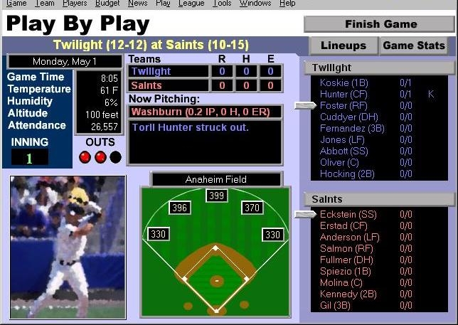 Скриншот из игры Baseball Mogul 2003 под номером 8