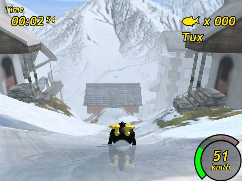 Скриншот из игры Tux Racer под номером 11