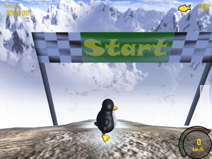 Скриншот из игры Tux Racer под номером 13