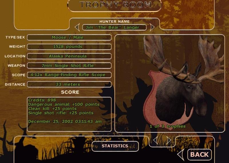 Скриншот из игры Trophy Hunter 2003: Rocky Mountain Adventures под номером 10