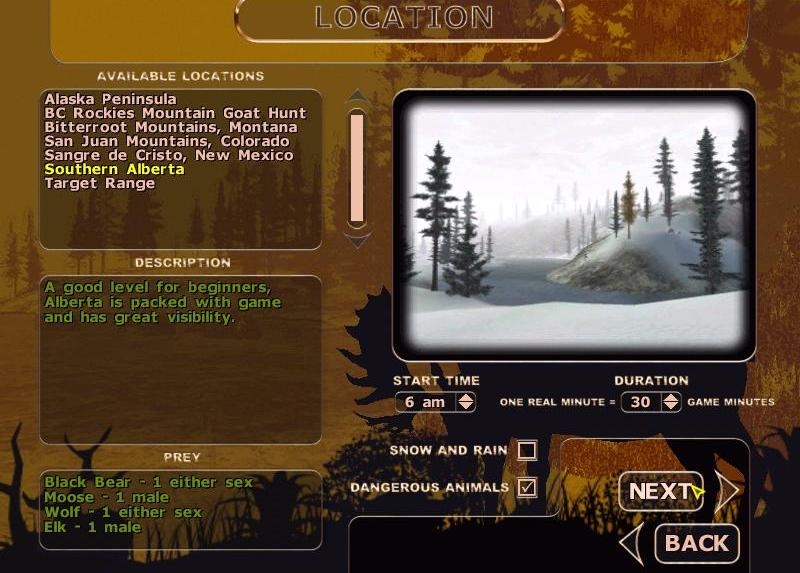 Скриншот из игры Trophy Hunter 2003: Rocky Mountain Adventures под номером 6