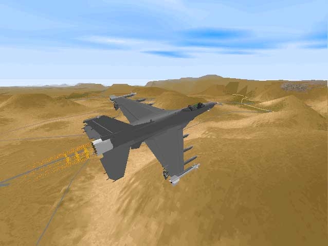Скриншот из игры F-16 Fighting Falcon под номером 1