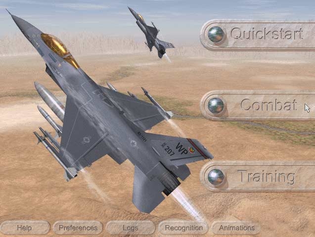 Скриншот из игры F-16 Fighting Falcon под номером 3