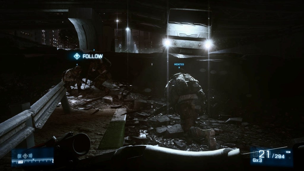 Скриншот из игры Battlefield 3 под номером 40
