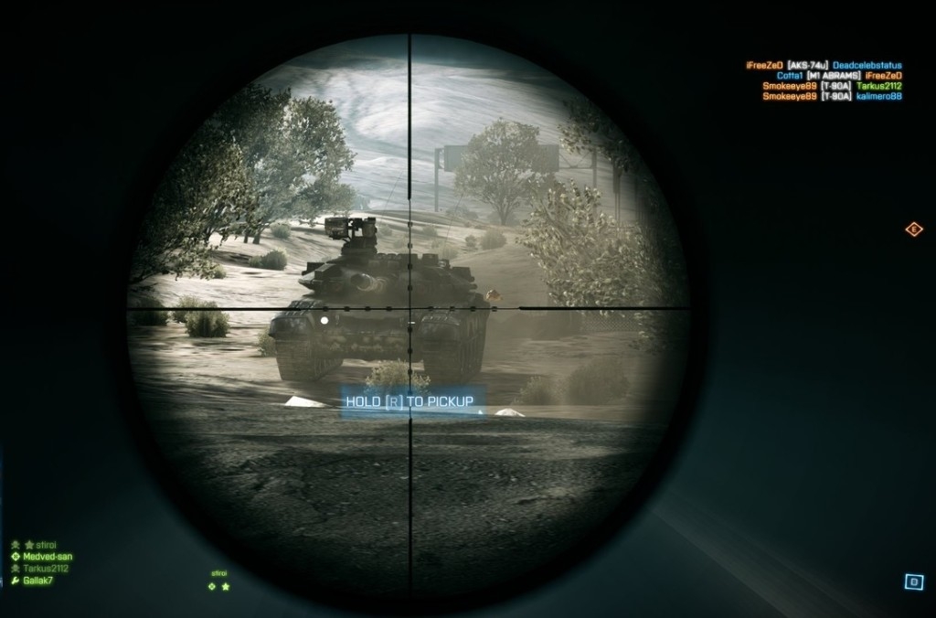 Скриншот из игры Battlefield 3 под номером 85
