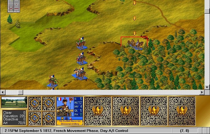 Скриншот из игры Battleground 6: Napoleon in Russia под номером 10