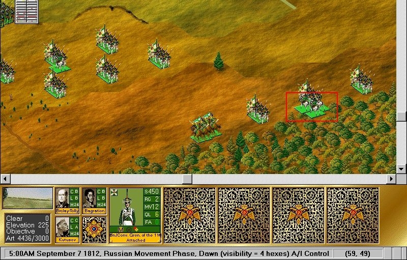 Скриншот из игры Battleground 6: Napoleon in Russia под номером 14