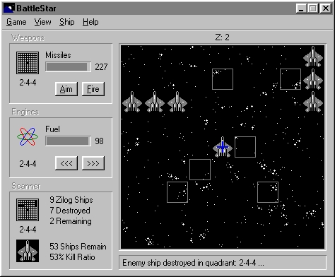 Скриншот из игры BattleStar 2000 под номером 1