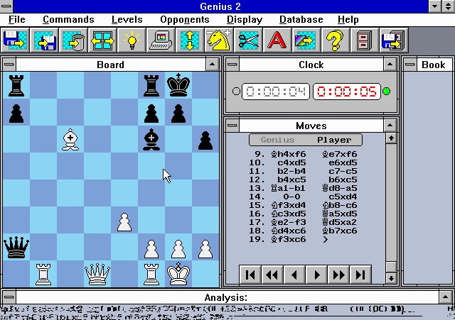 Скриншот из игры Mephisto Chess Genius 2 под номером 2