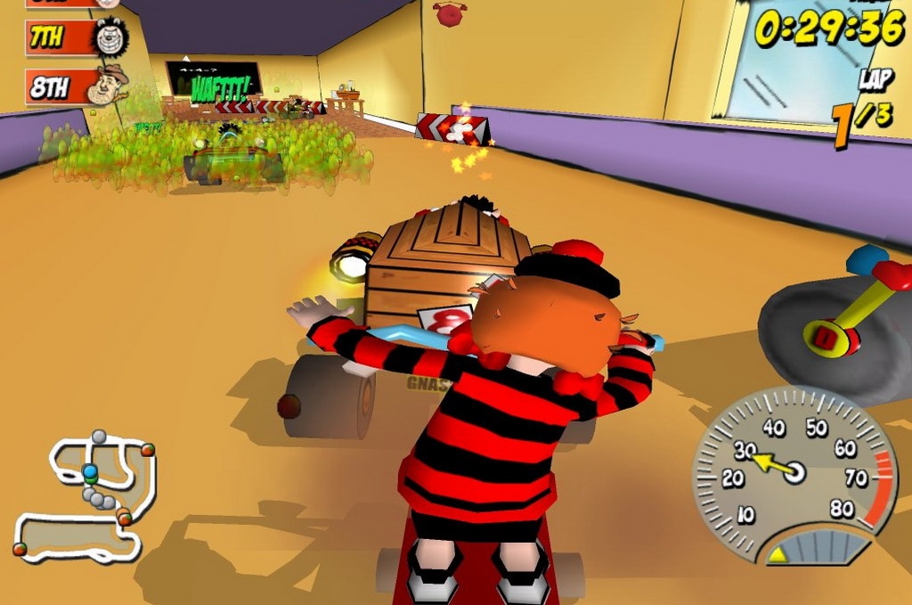 Скриншот из игры Beanotown Racing под номером 11