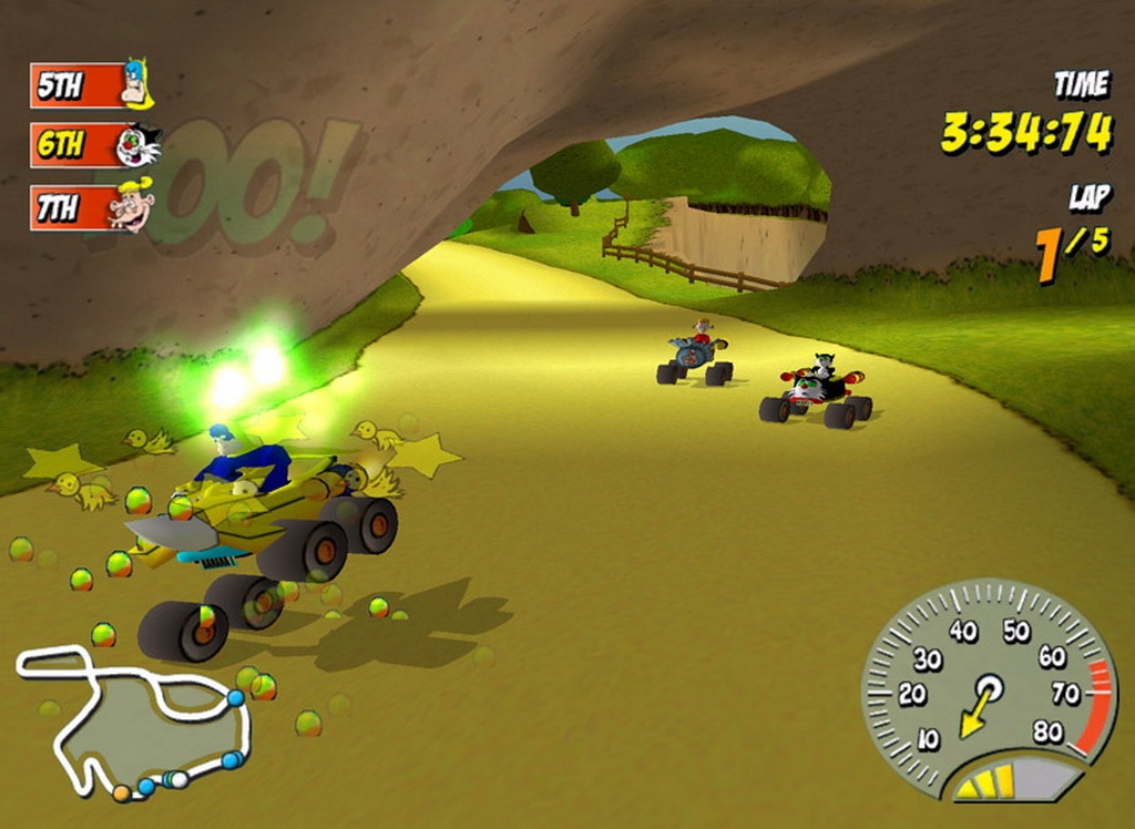 Скриншот из игры Beanotown Racing под номером 12