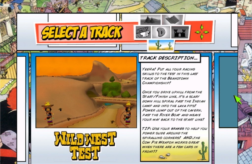Скриншот из игры Beanotown Racing под номером 13