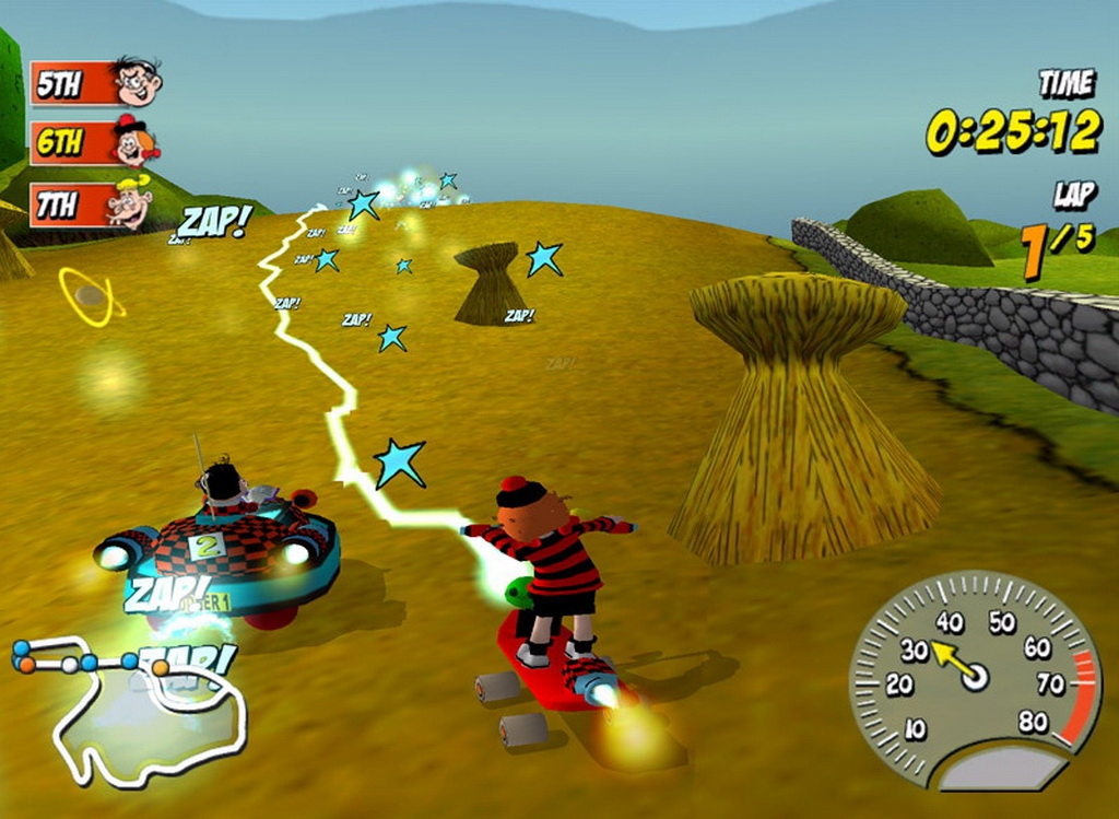 Скриншот из игры Beanotown Racing под номером 14