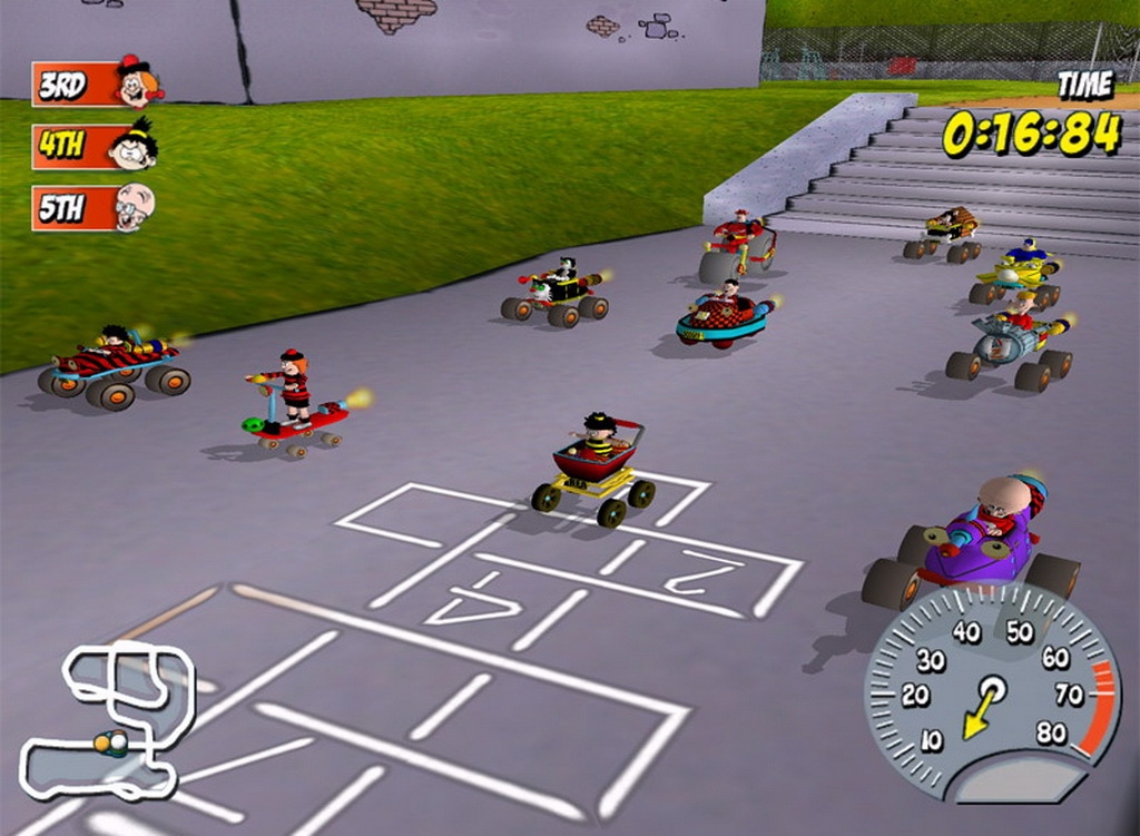 Скриншот из игры Beanotown Racing под номером 19
