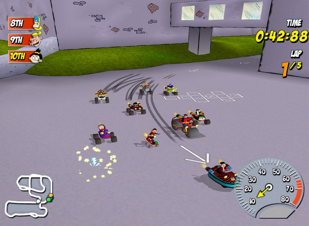 Скриншот из игры Beanotown Racing под номером 20