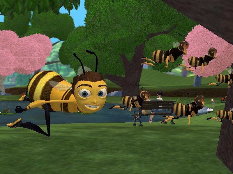 Включи игру пчела. Bee movie игра. Игра Пчелка би муви. Би муви медовый заговор игра. Игра про пчелу Bee movie.