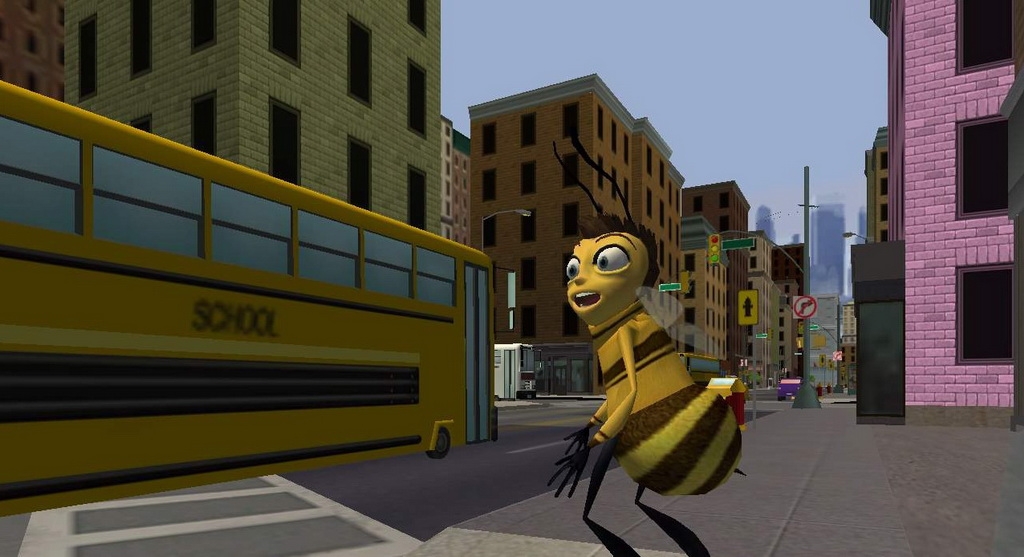 Включи игру пчела. Игра Пчелка би муви. Би муви медовый заговор игра. Би муви Xbox 360. Игра про пчелу Bee movie.