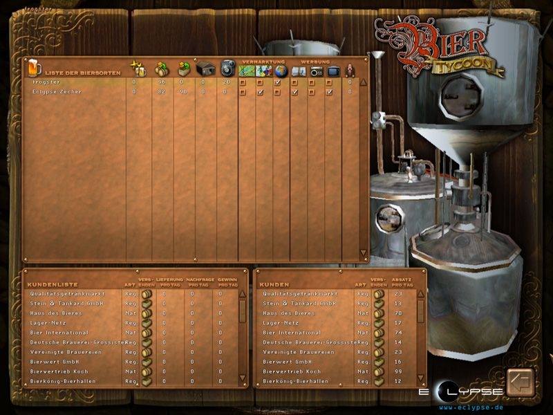 Скриншот из игры Beer Tycoon под номером 3