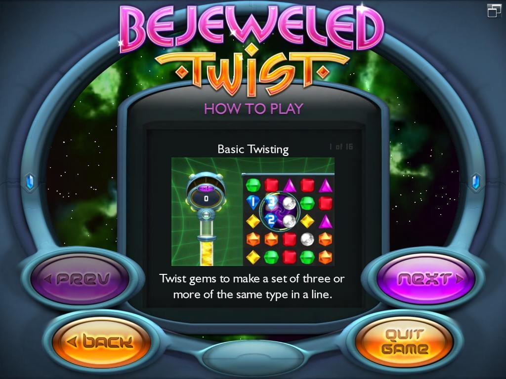 Скриншот из игры Bejeweled Twist под номером 13