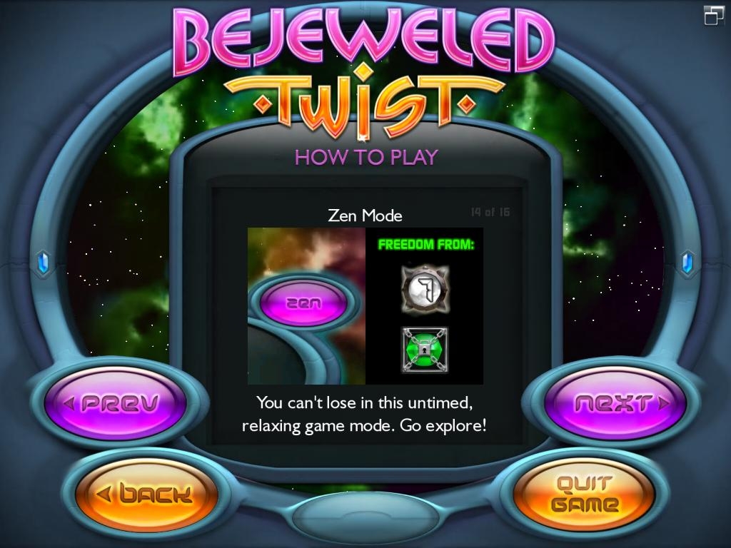 Скриншот из игры Bejeweled Twist под номером 25