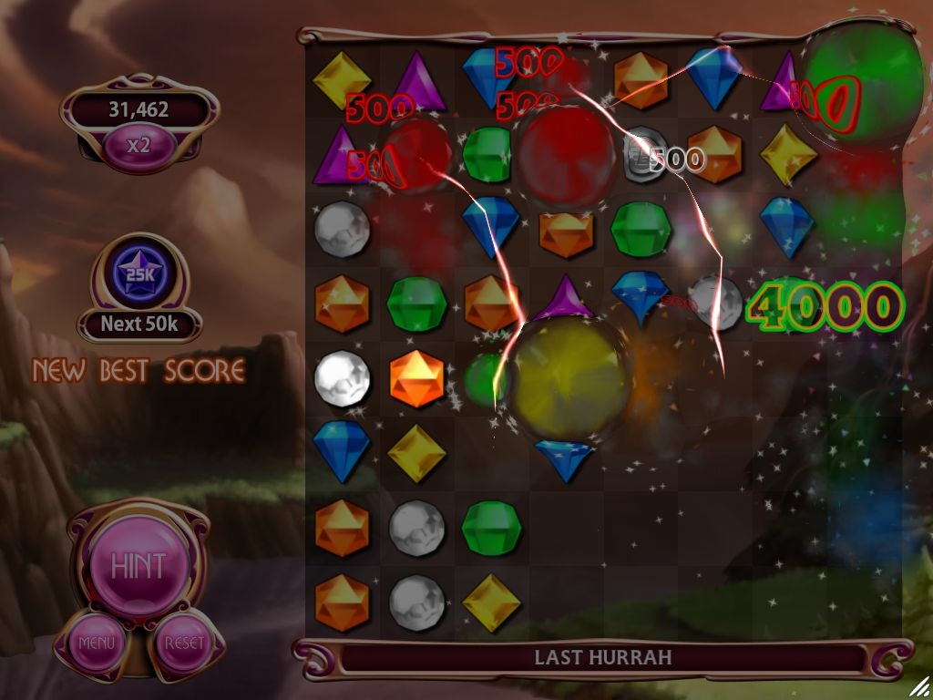 Скриншот из игры Bejeweled Blitz под номером 3