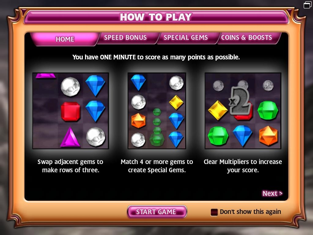 Скриншот из игры Bejeweled Blitz под номером 8