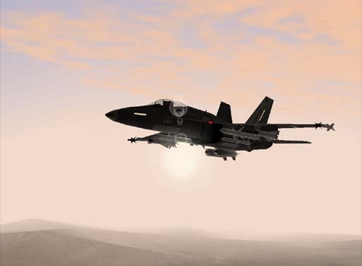 Скриншот из игры FA-18 Operation Iraqi: Freedom под номером 13