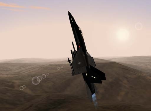 Скриншот из игры FA-18 Operation Iraqi: Freedom под номером 2