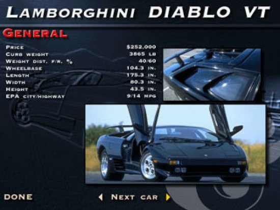 Скриншот из игры The Need for Speed под номером 3