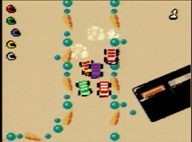 Скриншот из игры Micro Machines V3 под номером 4
